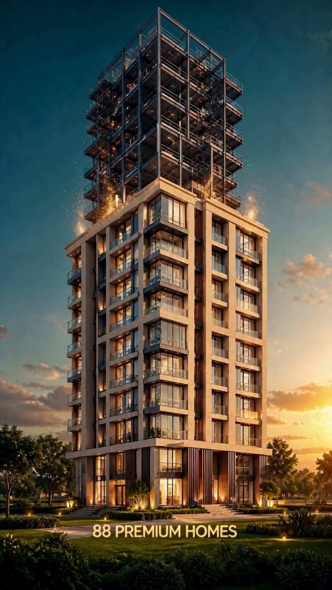 A real-estate demo concept with a premium, calm, cinematic mood.
